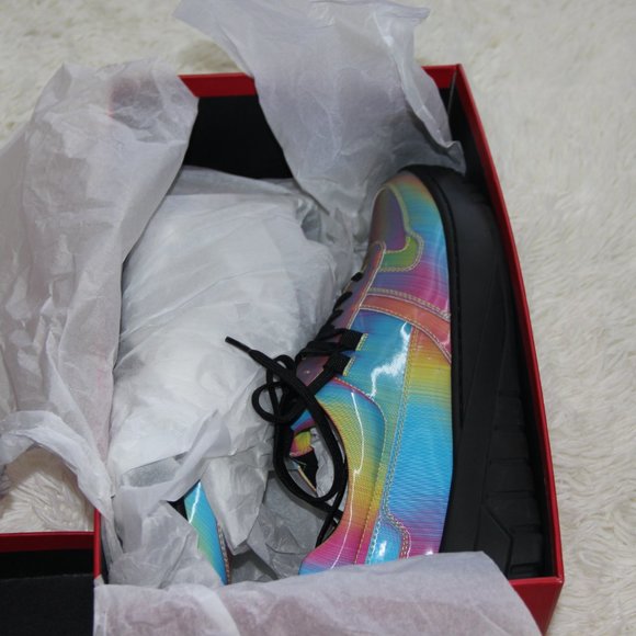 Hugo Multicolor Iridescent Madison Tennis Sneakers - Picture 5 of 6